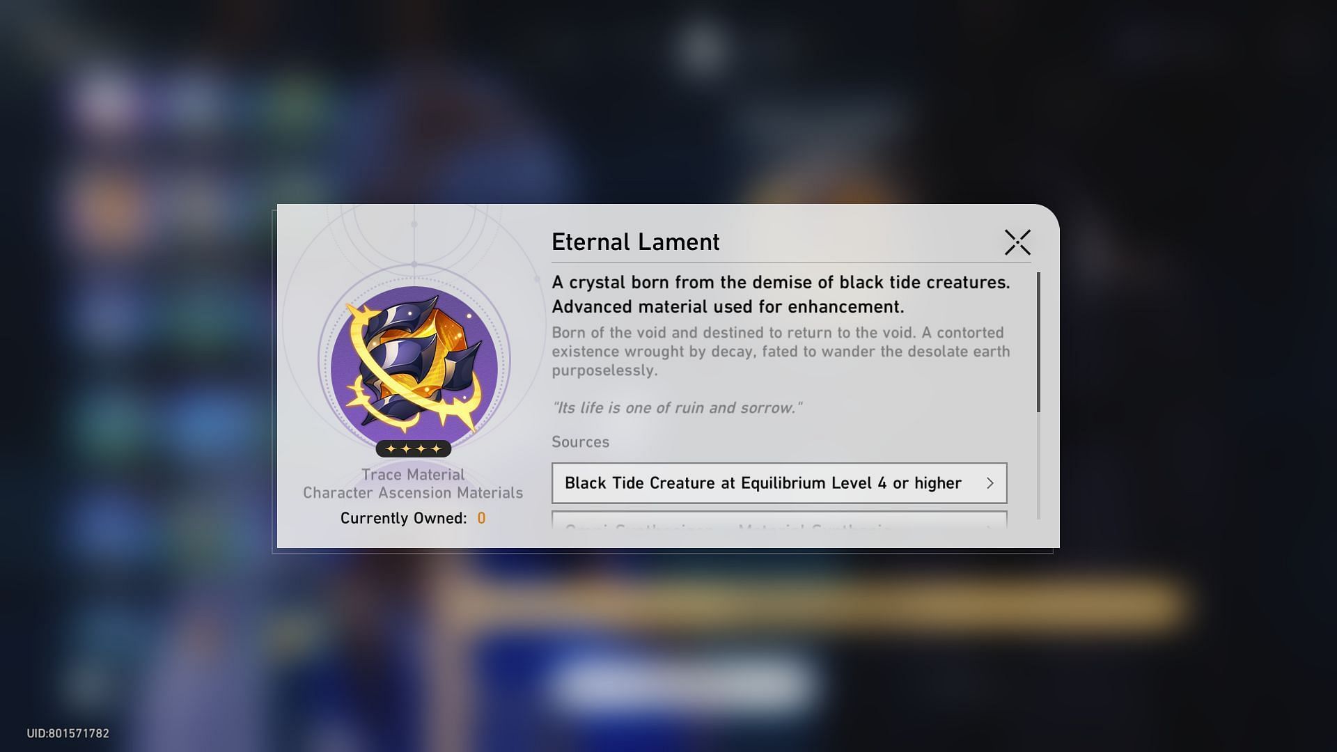 Eternal Lament (Image via HoYoverse)